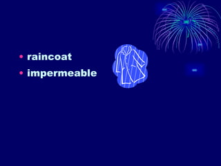 raincoat impermeable 