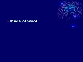 Made of wool 