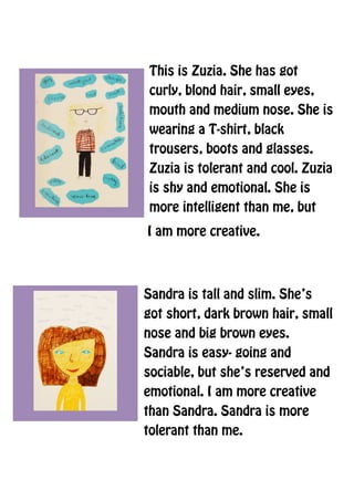 Describing a friend | PDF