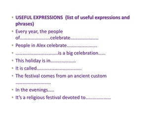 Describing an event | PPTX