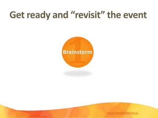 Describing an event | PPTX