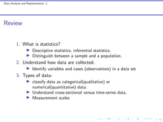 Describing categorical data one variable | PDF
