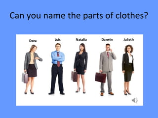 Describing clothes