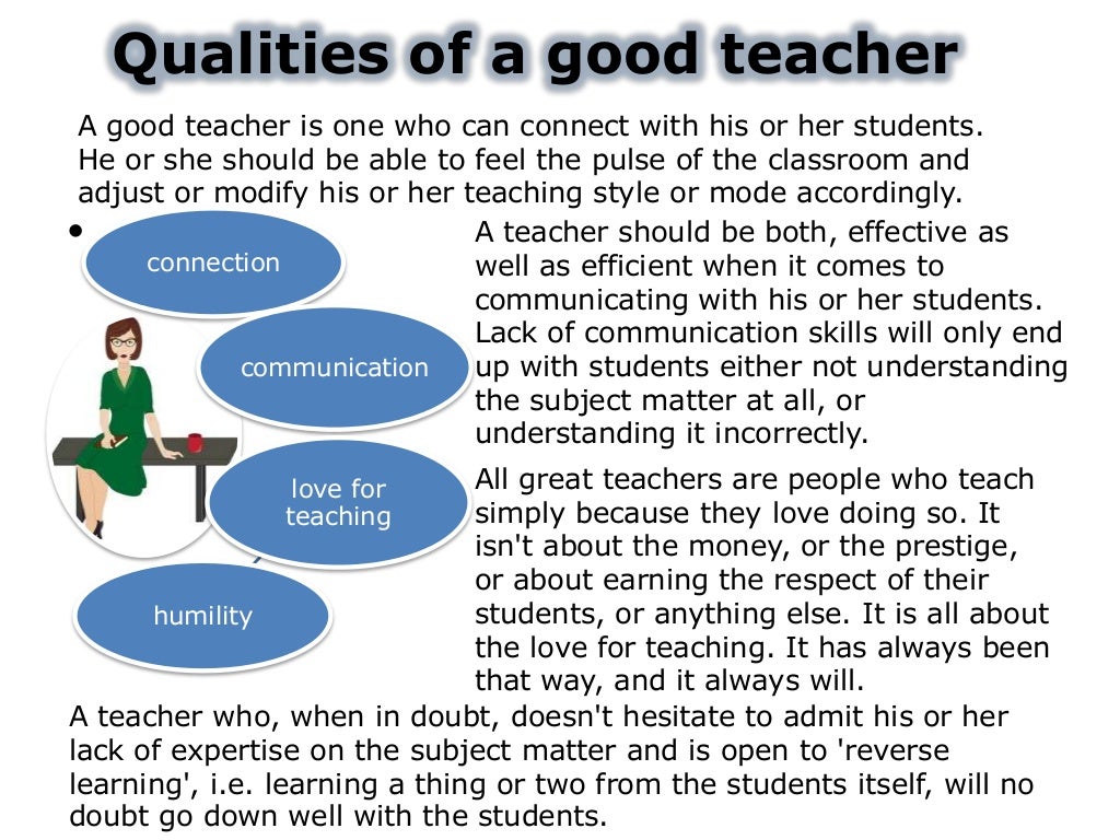 UTPL Describing Good Teachers