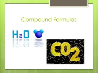 Compound Formulas
 