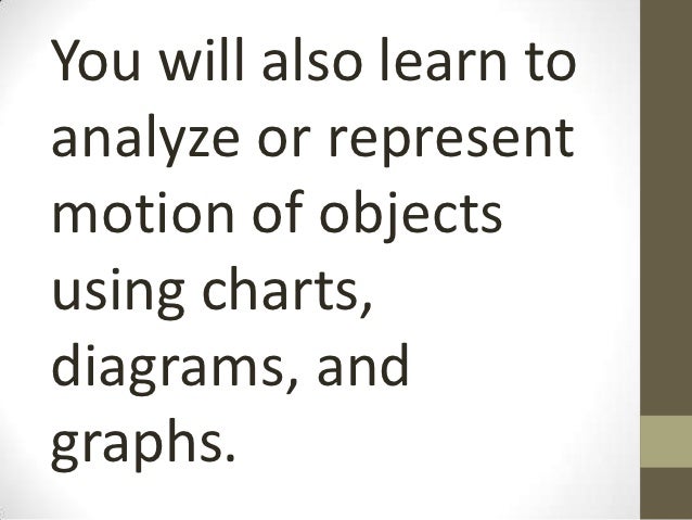 Describing motion