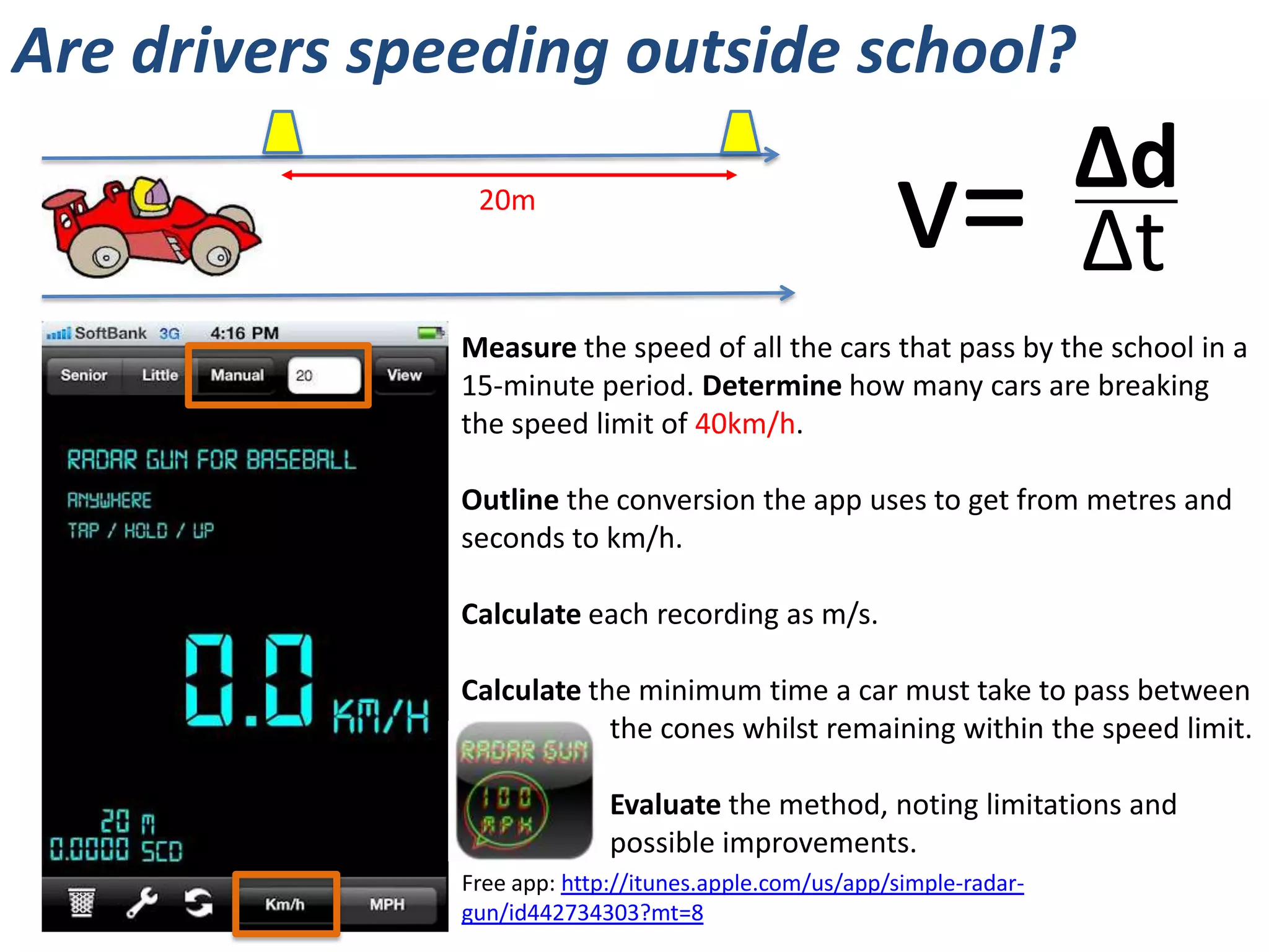 Splish Splash MrT and Mr Condon go swimming in the 25m
RICL pool. Mr C is way faster than MrT.
Free swimmer clipart from: http://www.clker.com/clipart-swimming1.html
How long does it take MrC to lap MrT?
How would you work it out?
25m in 18s25m in 20s
MrCMrT
 