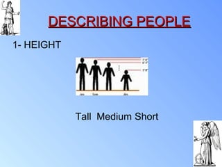 Describing people | PPT