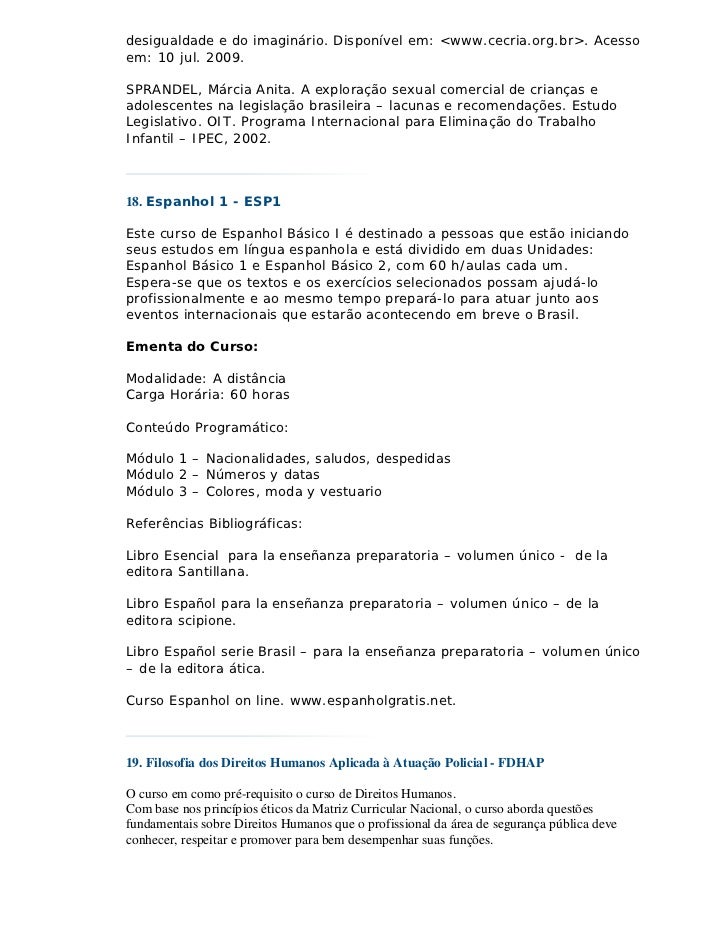 Cursos senasp
