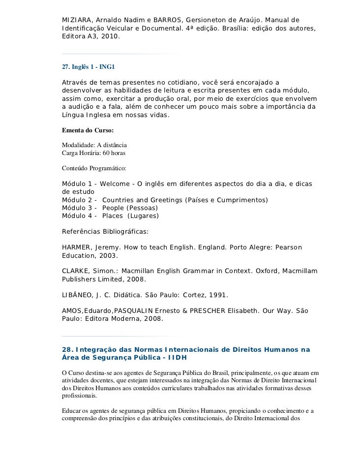 Cursos senasp