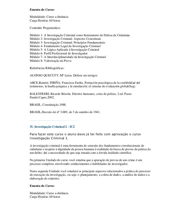 Senasp curso