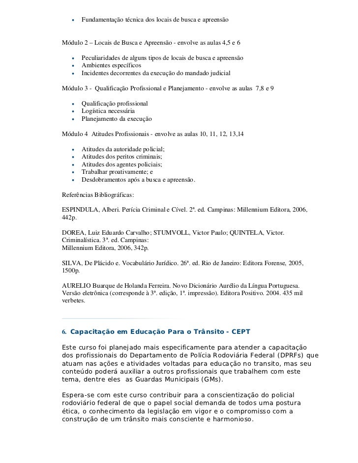 Senasp curso