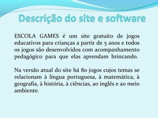 Descrição do site e software (1)