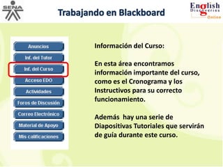 Descripción del CursoHemos ingresando al curso, ahora leemos todos los mensajes que se encuentran en los Anuncios y vamos siguiendo las instrucciones.