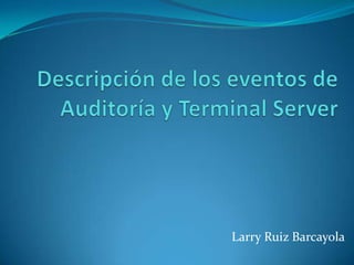 Larry Ruiz Barcayola

 