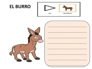 EL BURRO


           ………………………………………………………………..

           ………………………………………………………………..

           ………………………………………………………………..

           ………………………………………………………………..

           ………………………………………………………………..

           ………………………………………………………………..

           ………………………………………………………………..

           ……………………………………………………………..
 