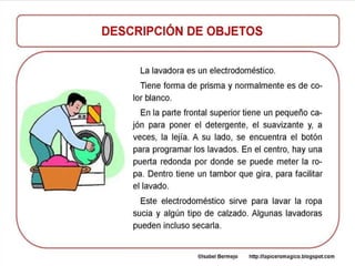 Descripción de objetos