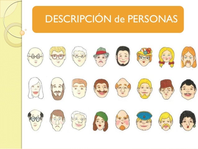 Descripción de personas 2015