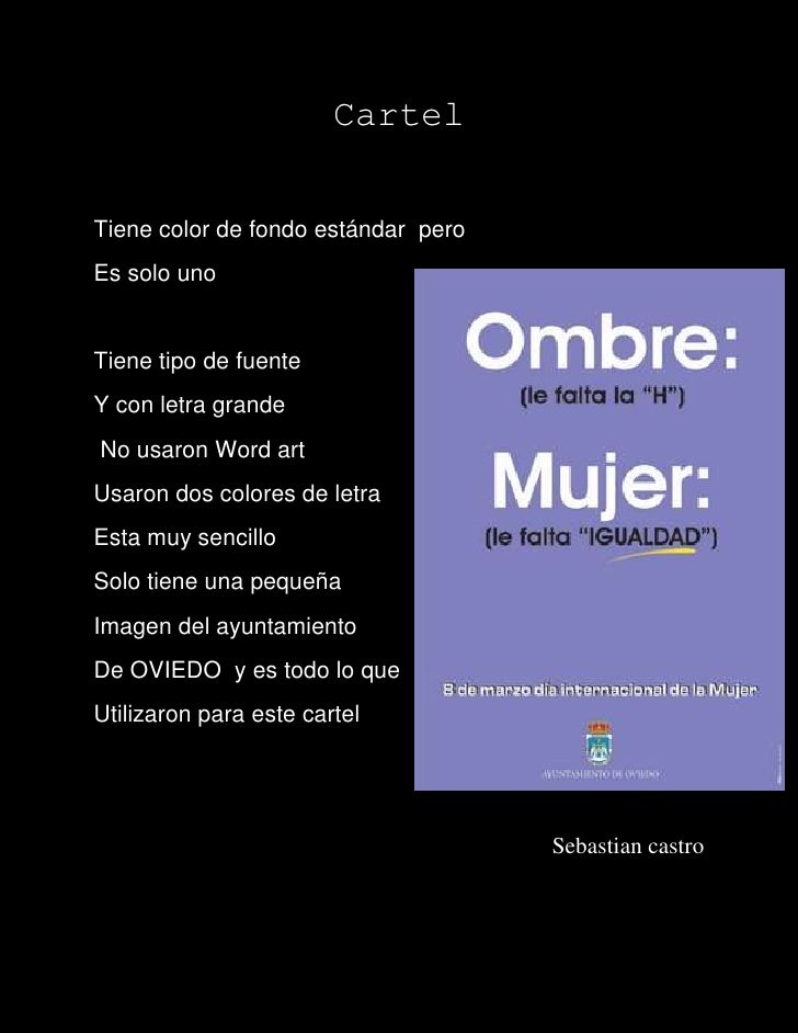Descripcion De Cartel 1