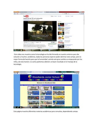 Descripcion de videos