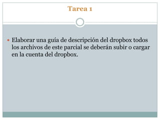 Tarea 2Crear una guía de instalación del programa swish en el programa powerpoint.	(Carpeta del instalador swish….)