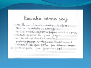 Escribo cómo soy