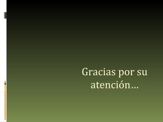 Gracias por su atención… 