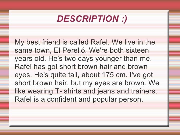 Description of a room essay