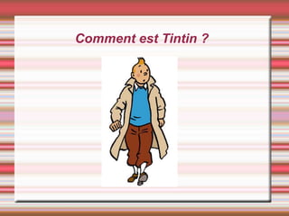 Comment est Tintin ?
 