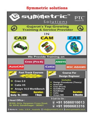 CAD-CAM-CAE TRAINING | DOCX