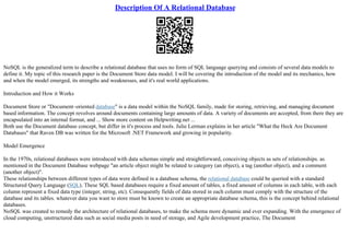 Description Of A Relational Database | PPT