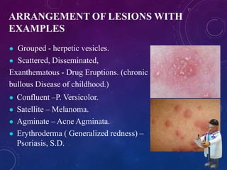 Description of basic skin lesions | PPTX