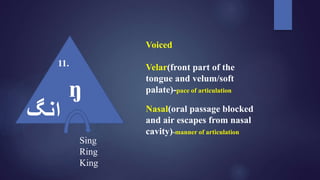 Description of consonants-phonetics and Phonology.pptx