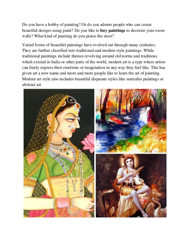 Description of glass paintings