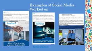 Examples of Social Media
Worked on
Sanitech (Facebook)
 