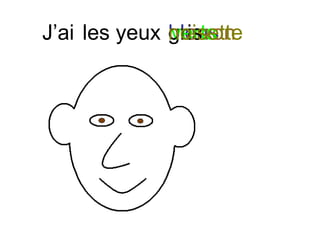 les yeux bleus J’ai marron verts gris noisette 