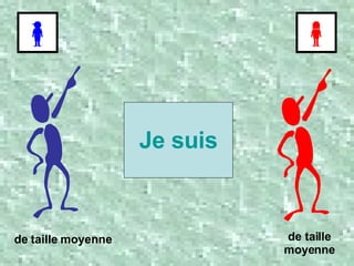 Je suis de taille moyenne de taille moyenne 