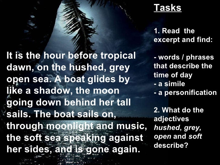 description of the beach essay