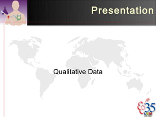 Presentation




Qualitative Data
 