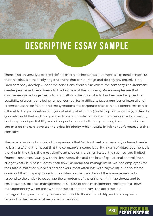 slideshare on descriptive essay