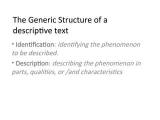 Understanding Descriptive Texts with Borobudur Temple Example | PPT