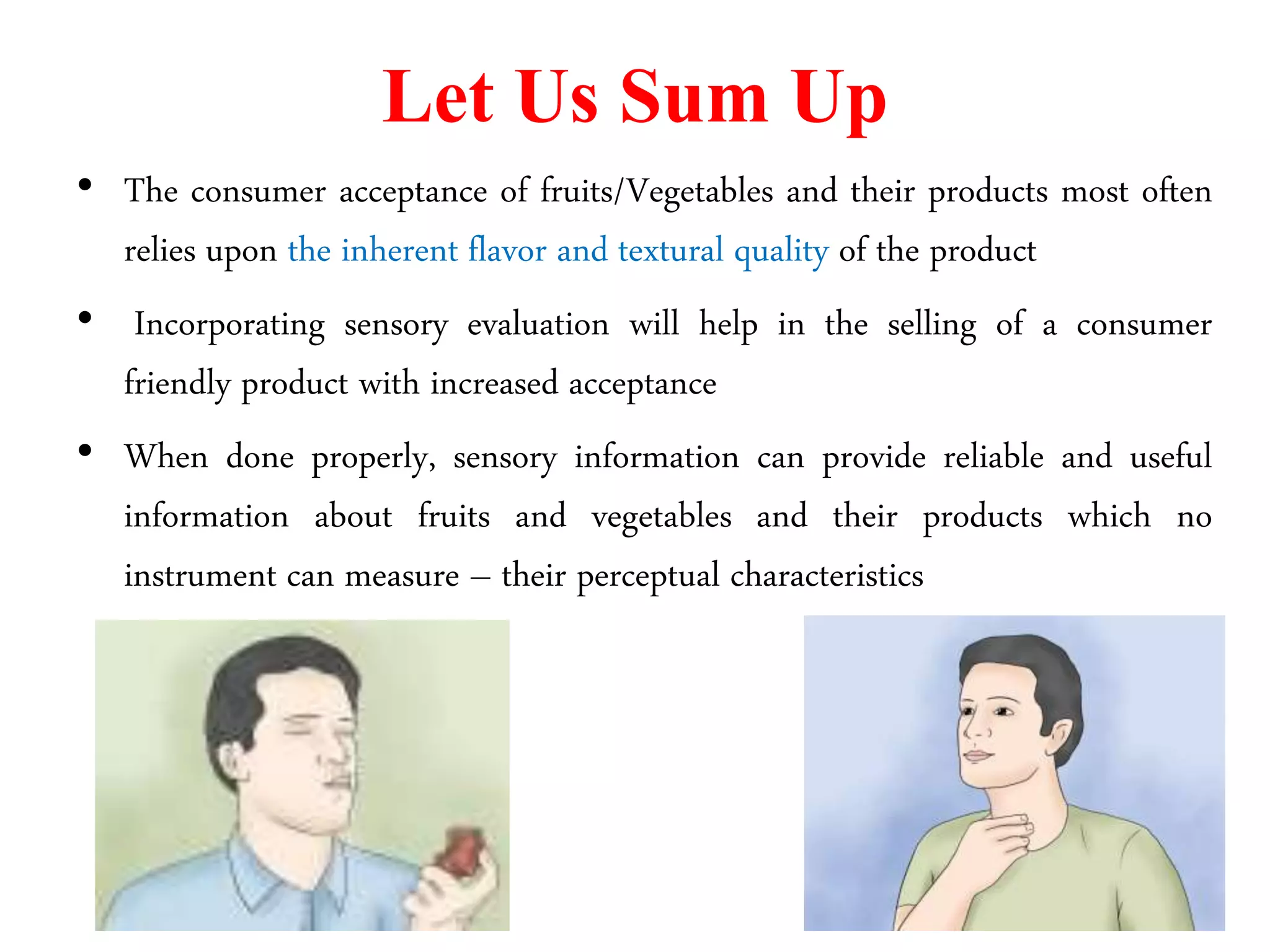 Descriptive analysis for sensory evaluation | PPTX