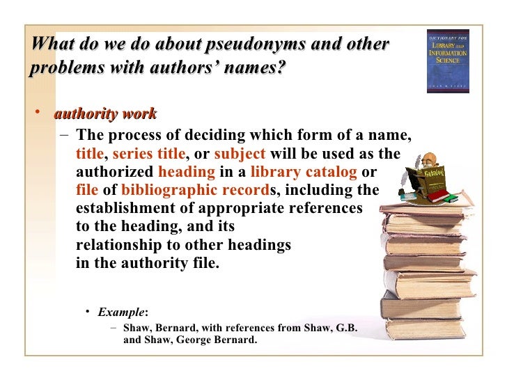 Descriptive cataloging Overview