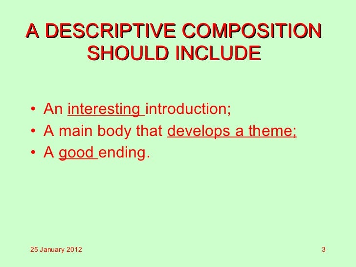 Descriptive compositions, l.vainauskiene, kruonis gymnasium