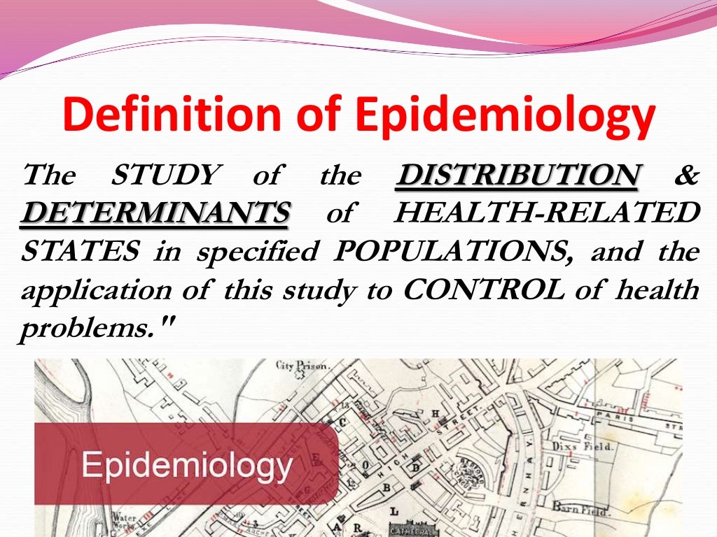 Descriptive epidemiology