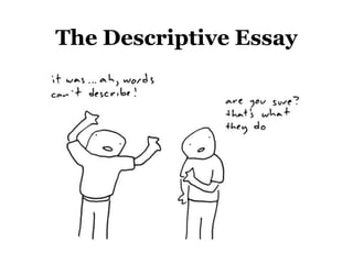 The Descriptive Essay 