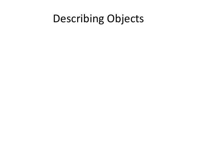descriptive essay example about an object