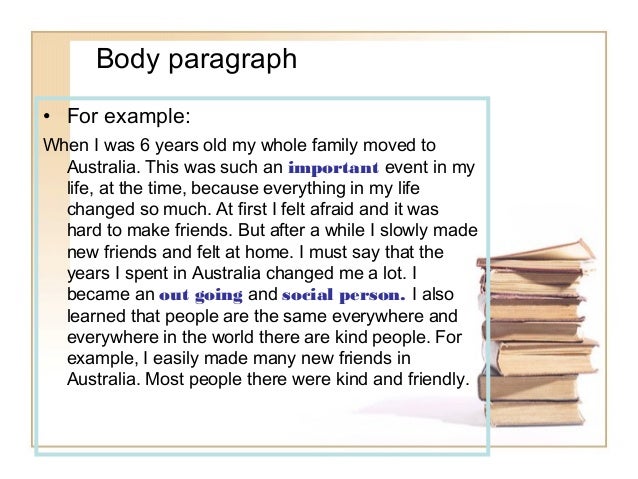 Descriptive essay opening paragraph