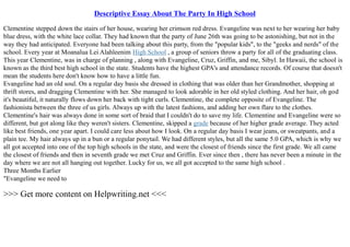 Descriptive Essay About My New School.ppt