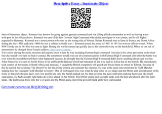 Descriptive Essay Of An Object | PDF